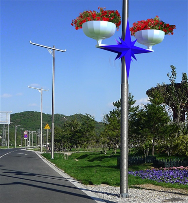 <b>灯杆花盆</b>