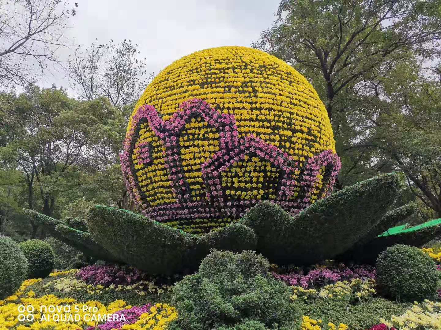 <b><font color='#006600'>园林景观绿雕大型花球</font></b>