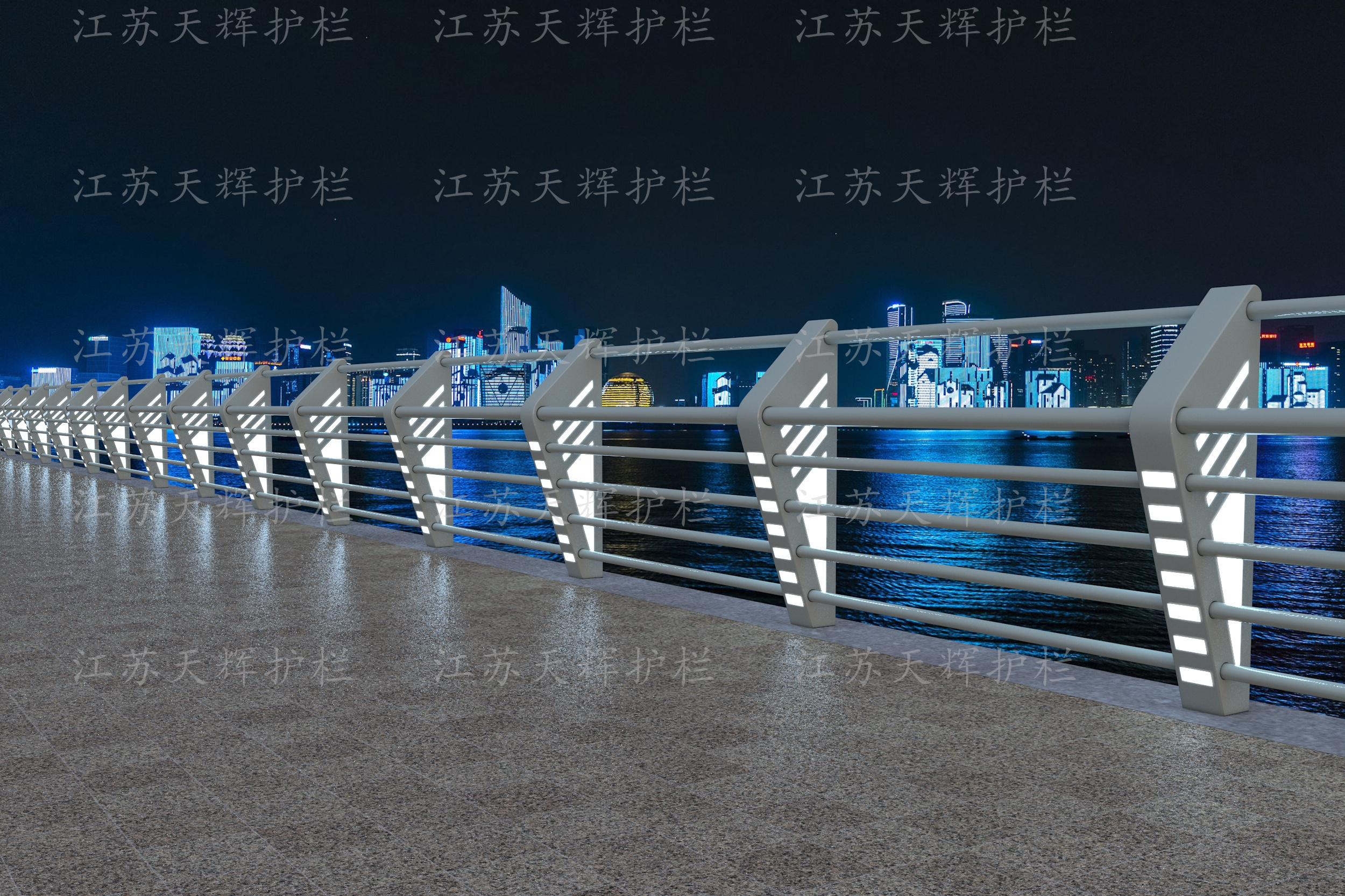广西灯光护栏项目